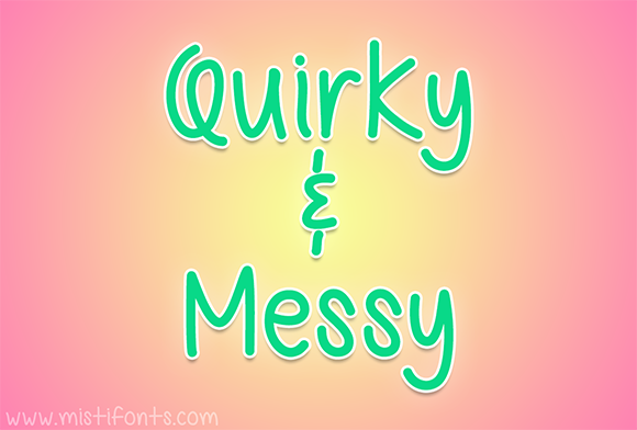 Quirky and Messy Font Download for Desktop