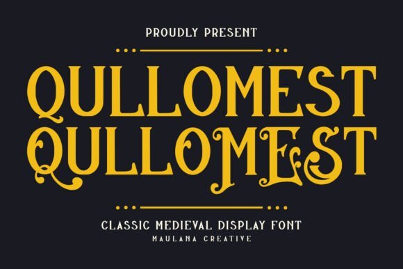 Qullomest Font - Featured Image