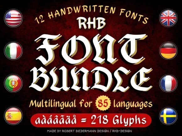 RHB Handwritten Bundle Font Download for Desktop