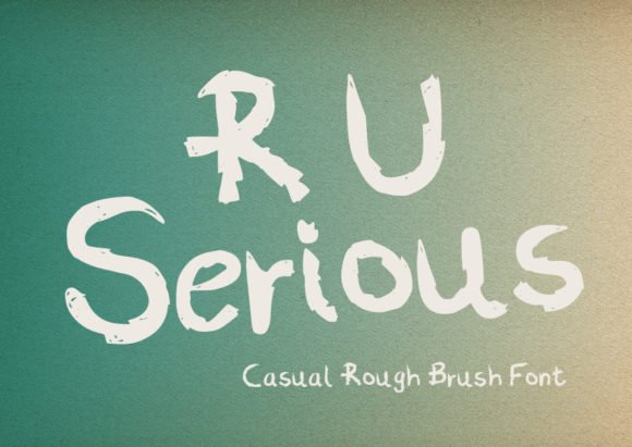 R U Serious Font Download for Desktop