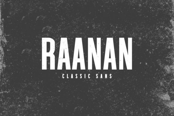 Raanan Family Font - Featured Image