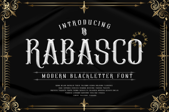 Rabasco Font Download for Desktop