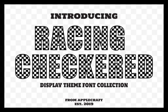 Racing Checkered Font - Featured Image