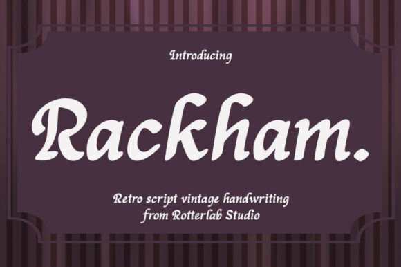 Rackham Font - Featured Image