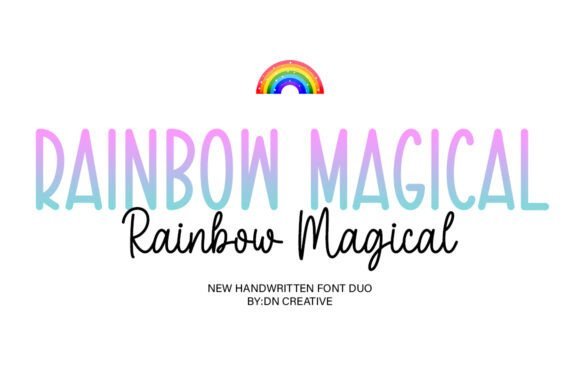 Rainbow Magical Duo Font Download for Desktop