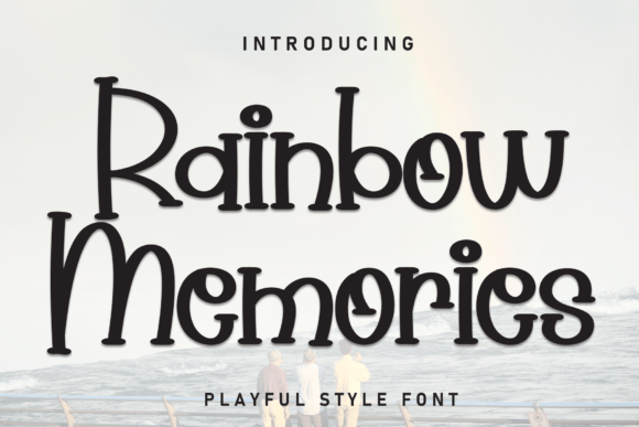 Rainbow Memories Font - Featured Image