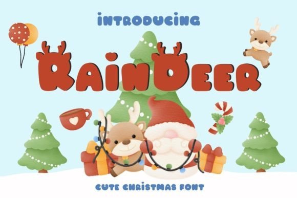 Raindeer Font - Featured Image