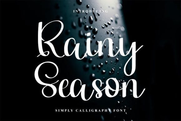 Rainy Season Font - Featured Image