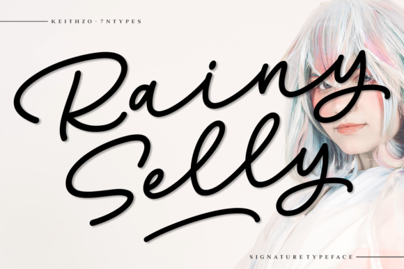 Rainy Selly Font - Featured Image