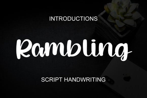 Rambling Font Download for Desktop