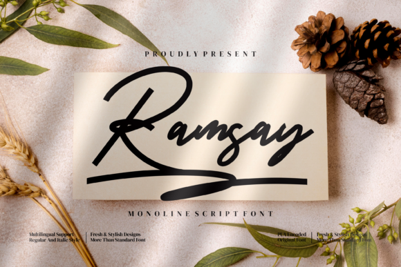 Ramsay Font - Featured Image