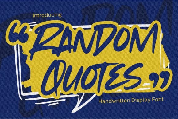 Random Quotes Font Download for Desktop