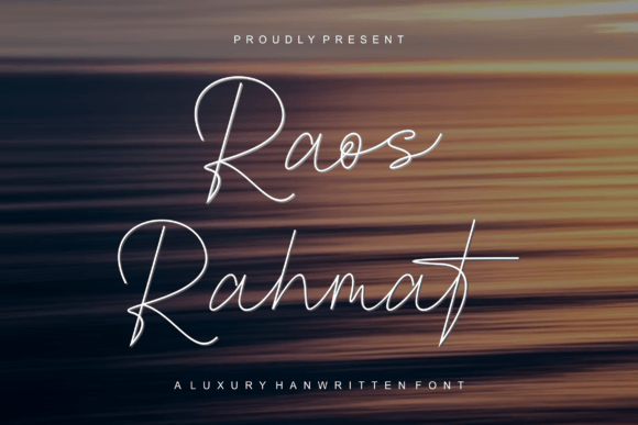 Raos Rahmat Font Download for Desktop