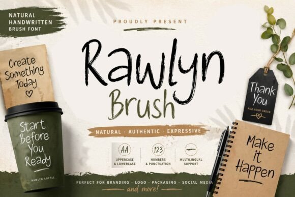 Rawlyn Brush Font Download for Desktop