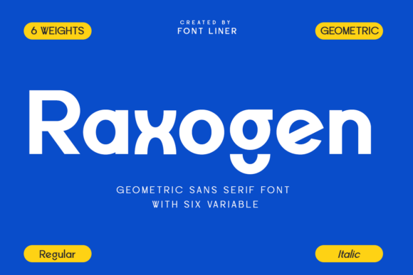 Raxogen Font - Featured Image