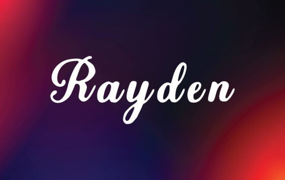 Rayden Font Download for Desktop