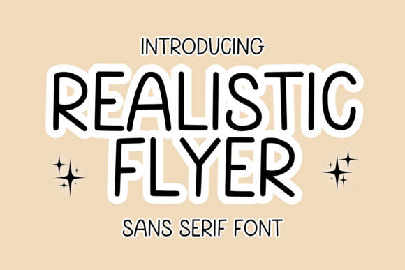 Realistic Flyer Font - Featured Image