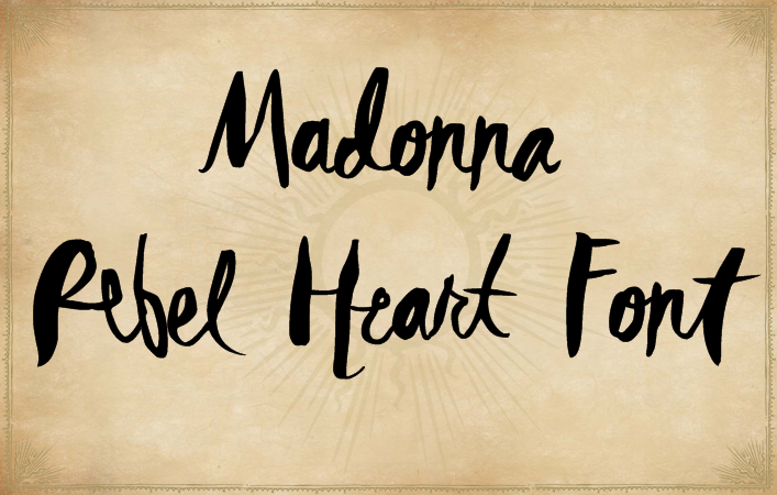 Rebel Heart Font - Featured Image