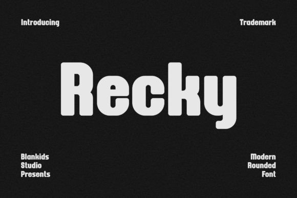 Recky Font Download for Desktop