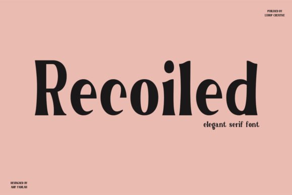 Recoiled Font - Featured Image