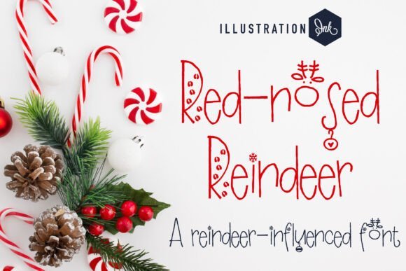 Red-nosed Reindeer Font Download for Desktop