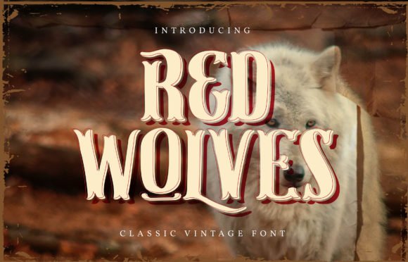 Red Wolves Font - Featured Image