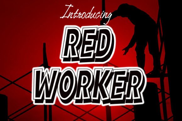 Red Worker Font Download for Desktop