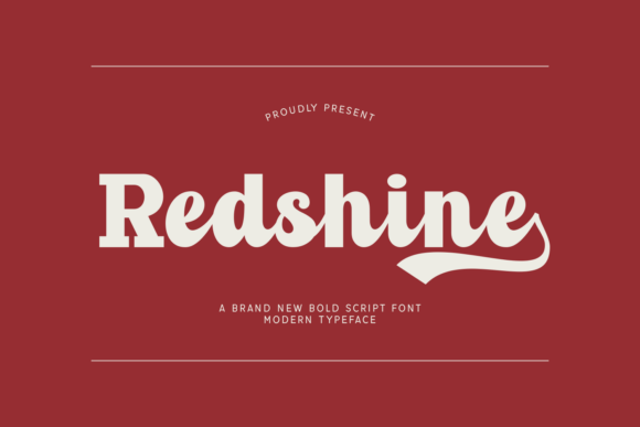 Redshine Font - Featured Image