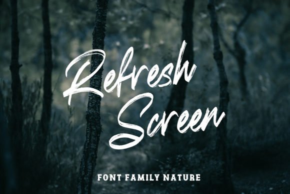 Refresh Screen Font Download for Desktop