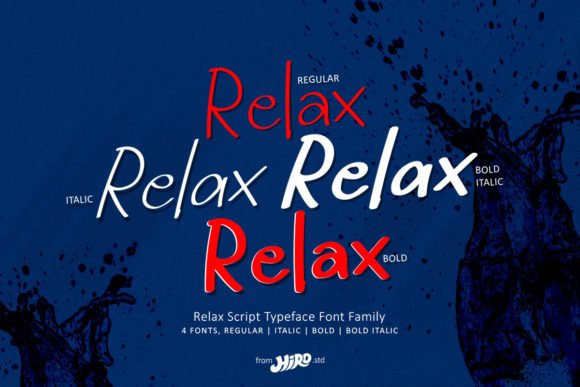 Relax Font - Featured Image