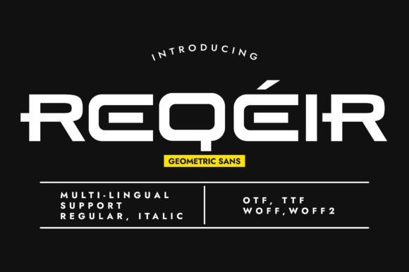 Reqeir Font - Featured Image