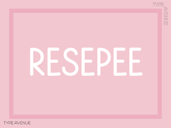 Resepee Font - Featured Image
