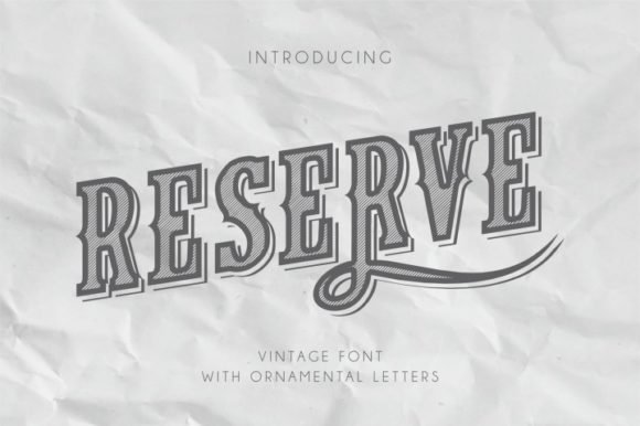 Reserve Font - Featured Image