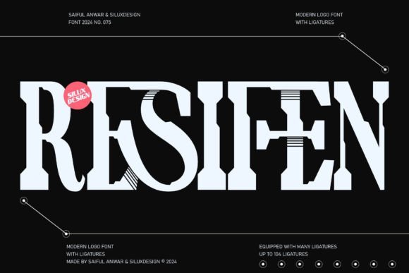 Resifen Font - Featured Image