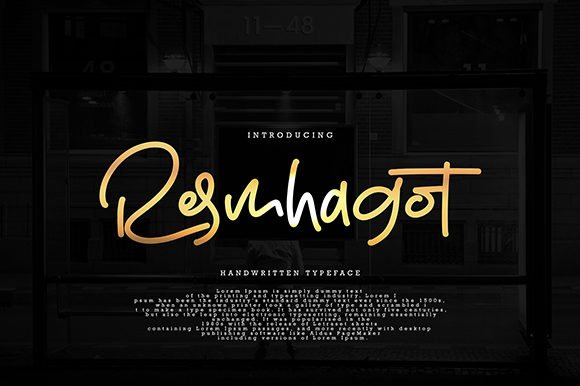 Resmhagot Font - Featured Image