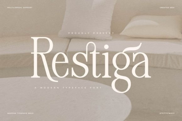 Restiga Font - Featured Image