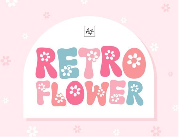 Retro Flower Font Download for Desktop