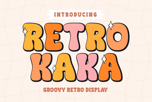 Retro Kaka Font - Featured Image