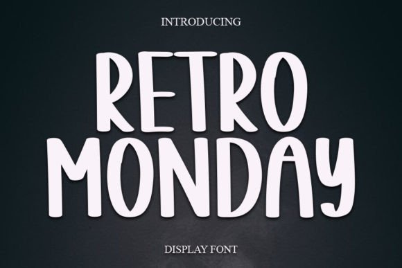 Retro Monday Font - Featured Image