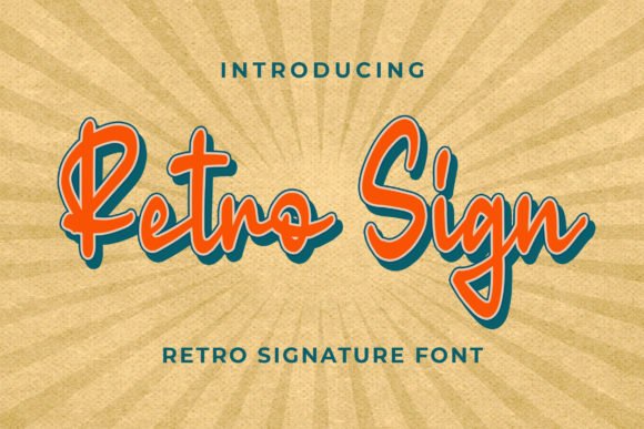 Retro Sign Font Download for Desktop