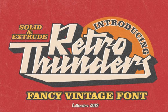 Retro Thunder Font Download for Desktop