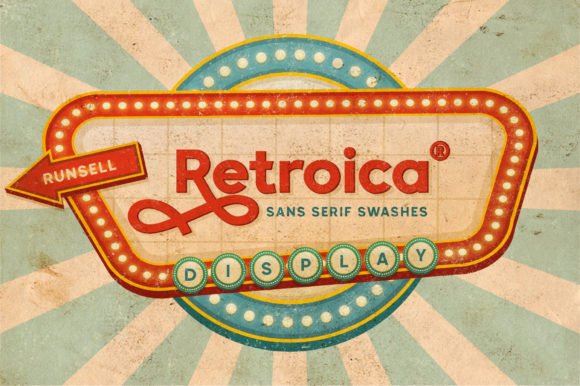 Retroica Font - Featured Image