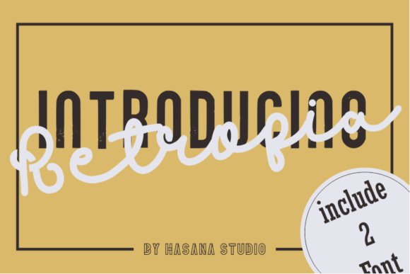 Retropia Duo Font - Featured Image
