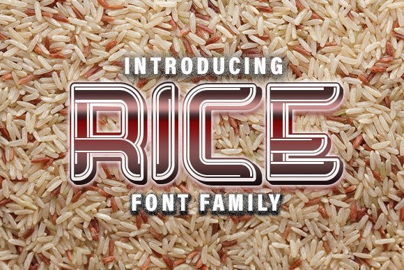 Rice Font Download for Desktop