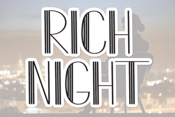 Rich Night Font - Featured Image
