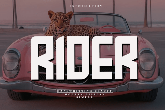 Rider Font Download for Desktop