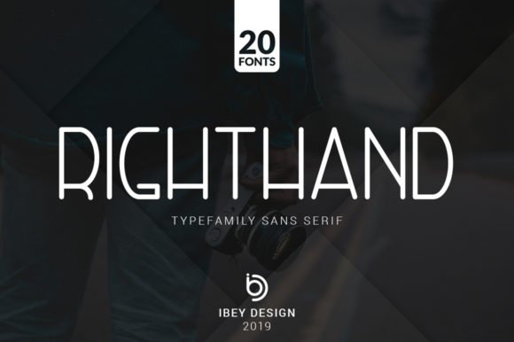 Righthand Family Font - Featured Image