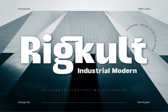 Rigkult Font - Featured Image