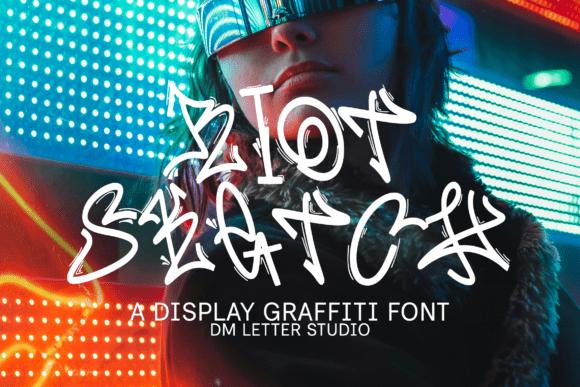 Riot Sketch Font - Featured Image