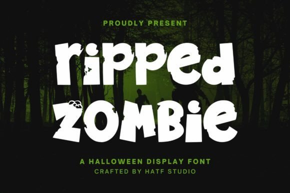 Ripped Zombie Font - Featured Image